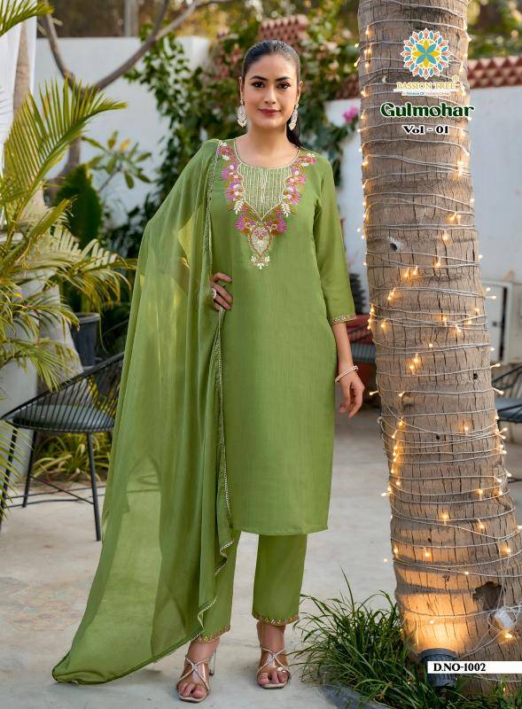 Passion tree gulmohar vol-1 Kurti dress material wholesale